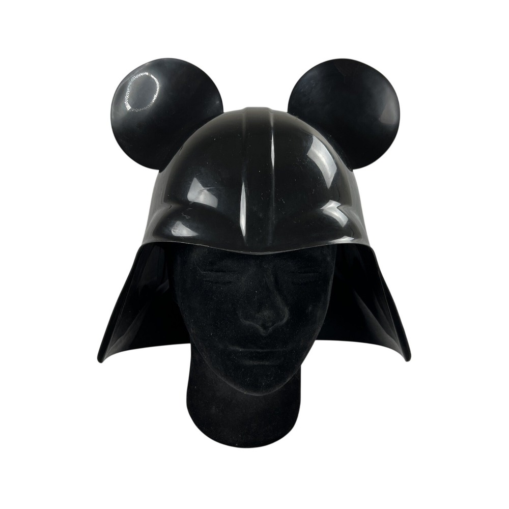 Disney Parks Kids Star Wars Darth Vader Mickey Mouse Ears Helmet Hat Black